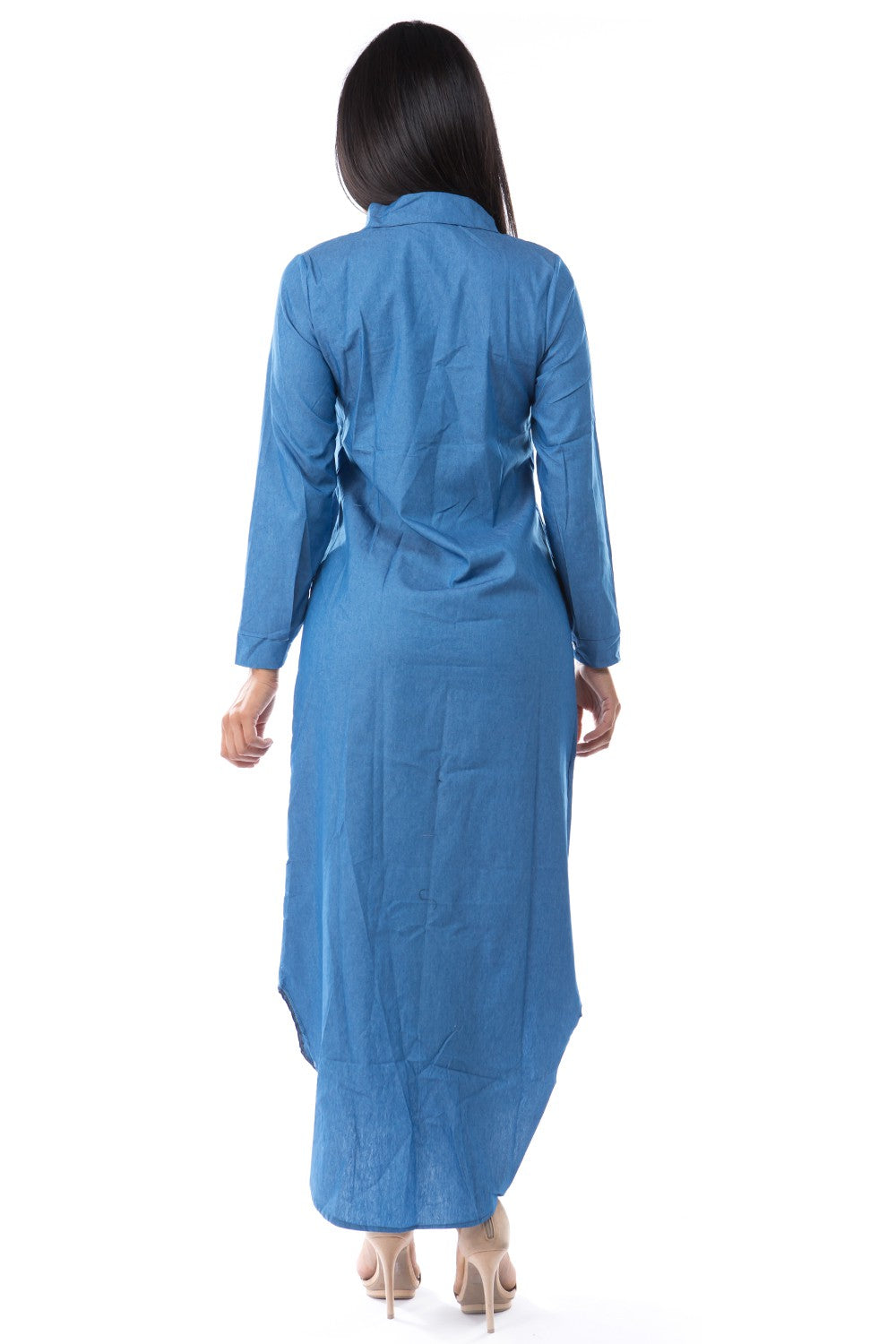Audrey Denim Shirt Dress