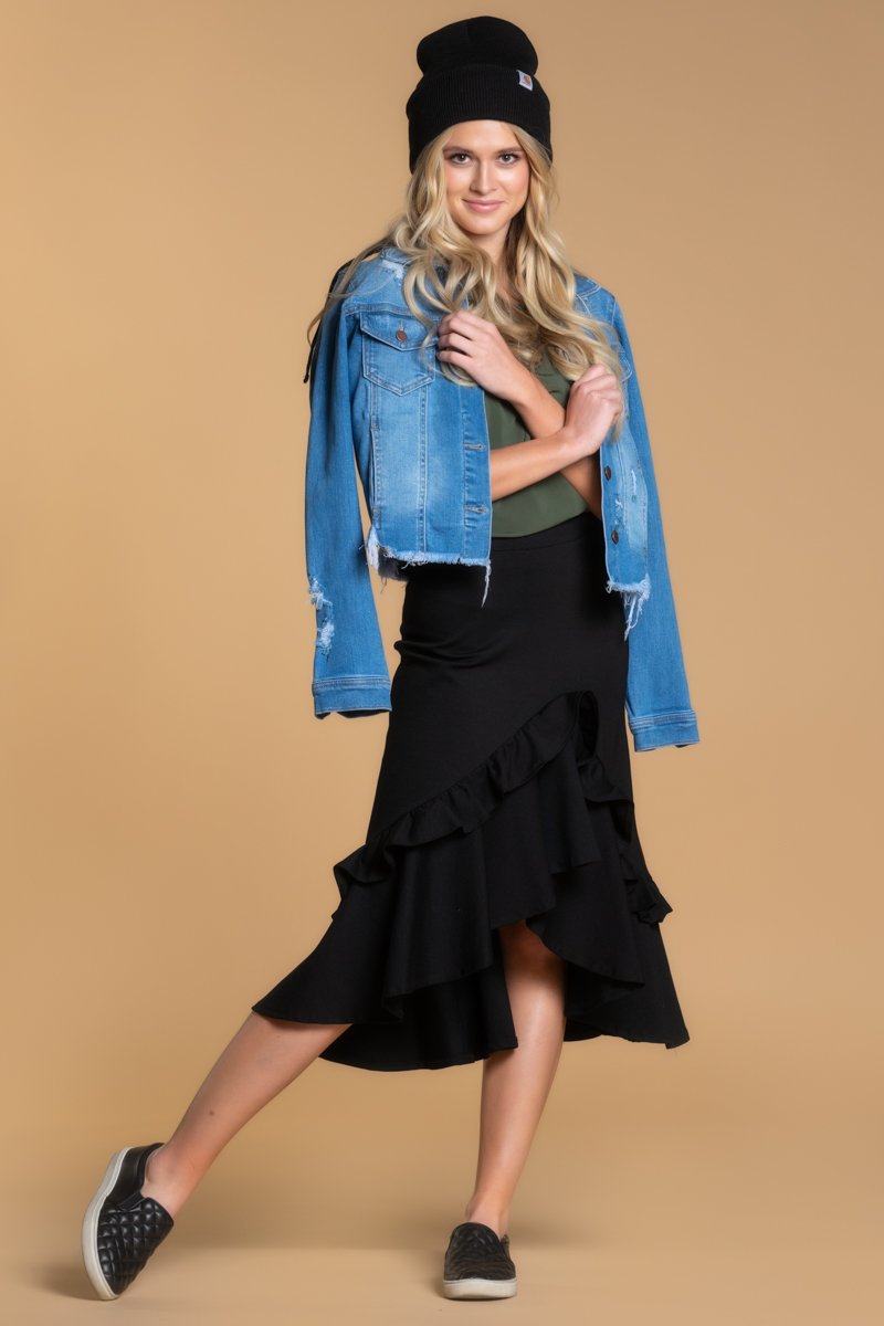 Brigitte Brianna Frill Skirt