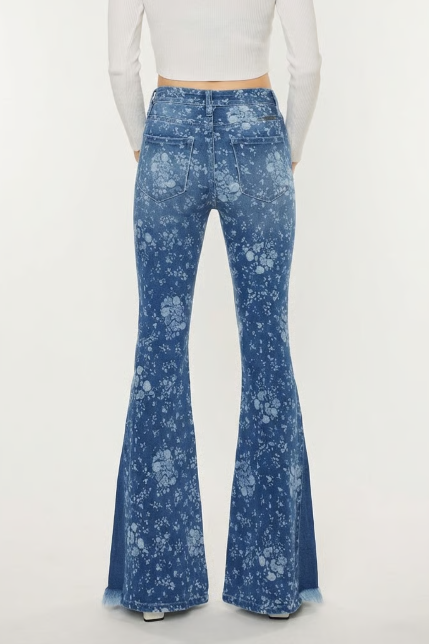 Floral Flare Jeans