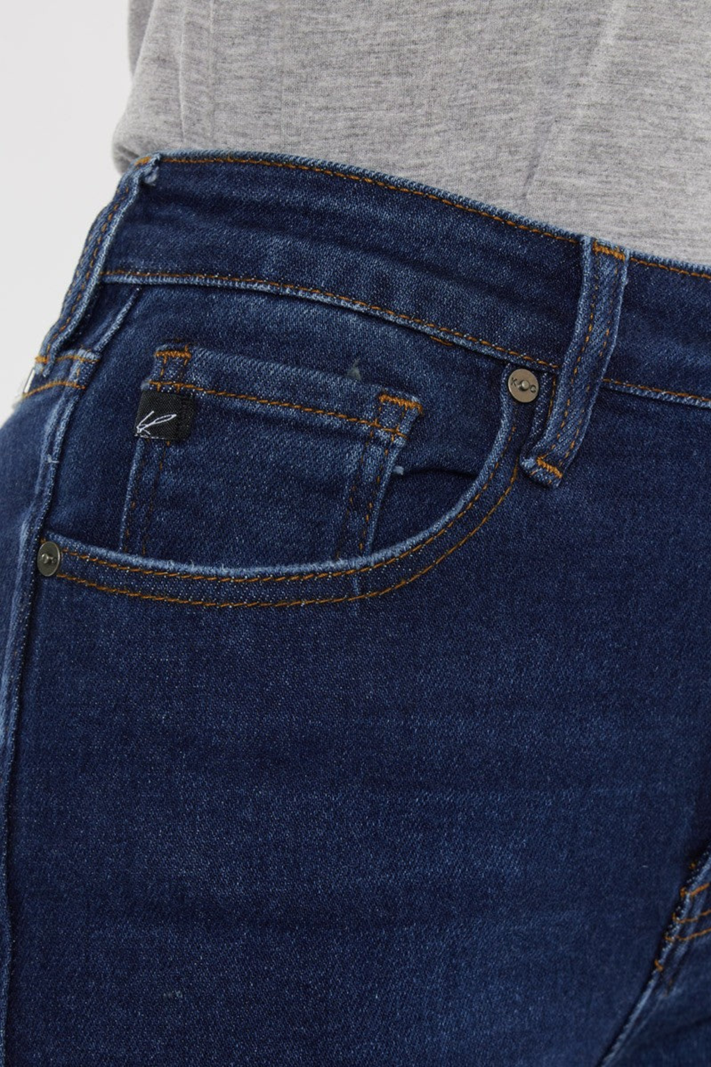 Frayed Hem Flare Jeans