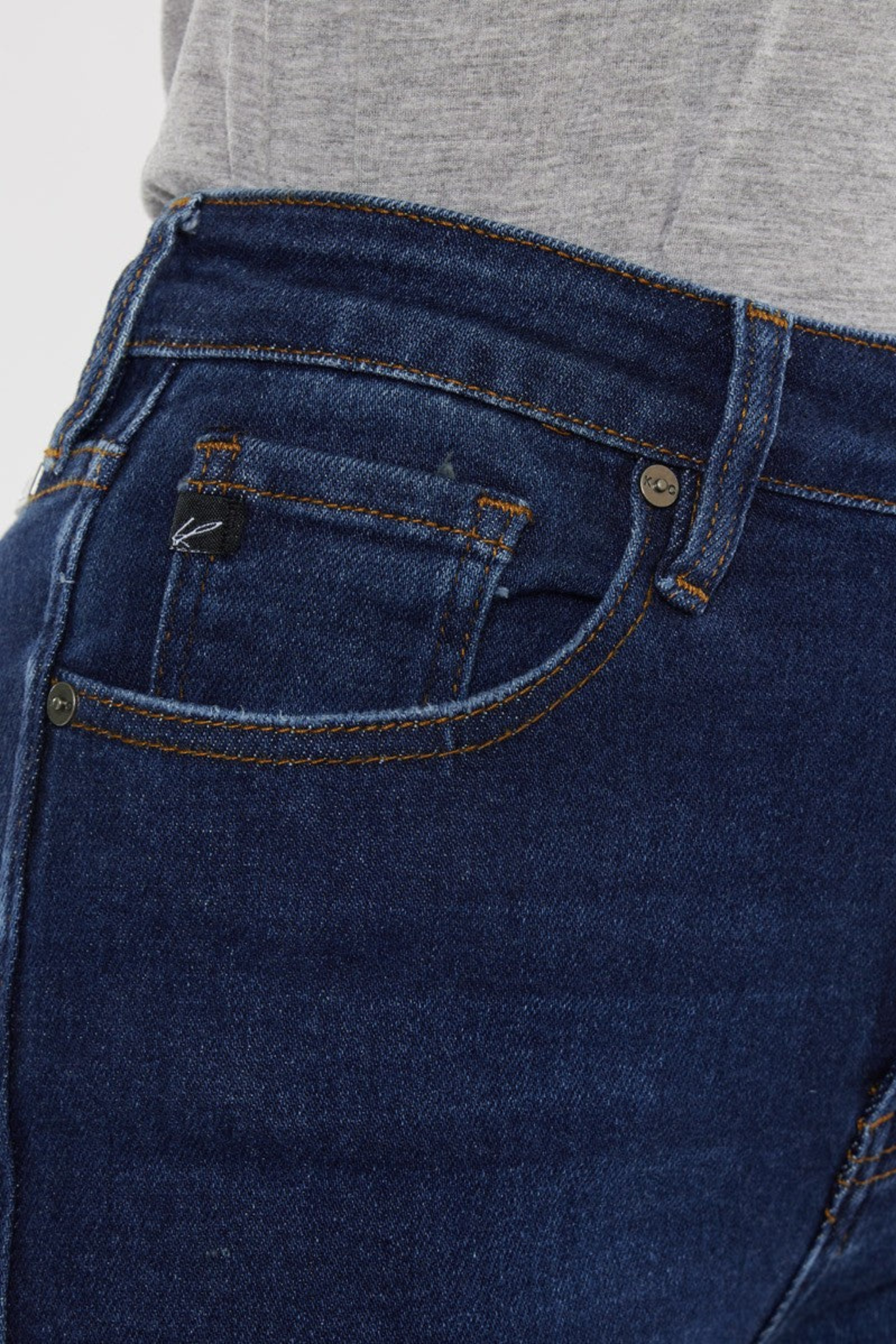 Frayed Hem Flare Jeans