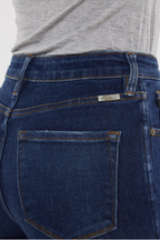 Frayed Hem Flare Jeans