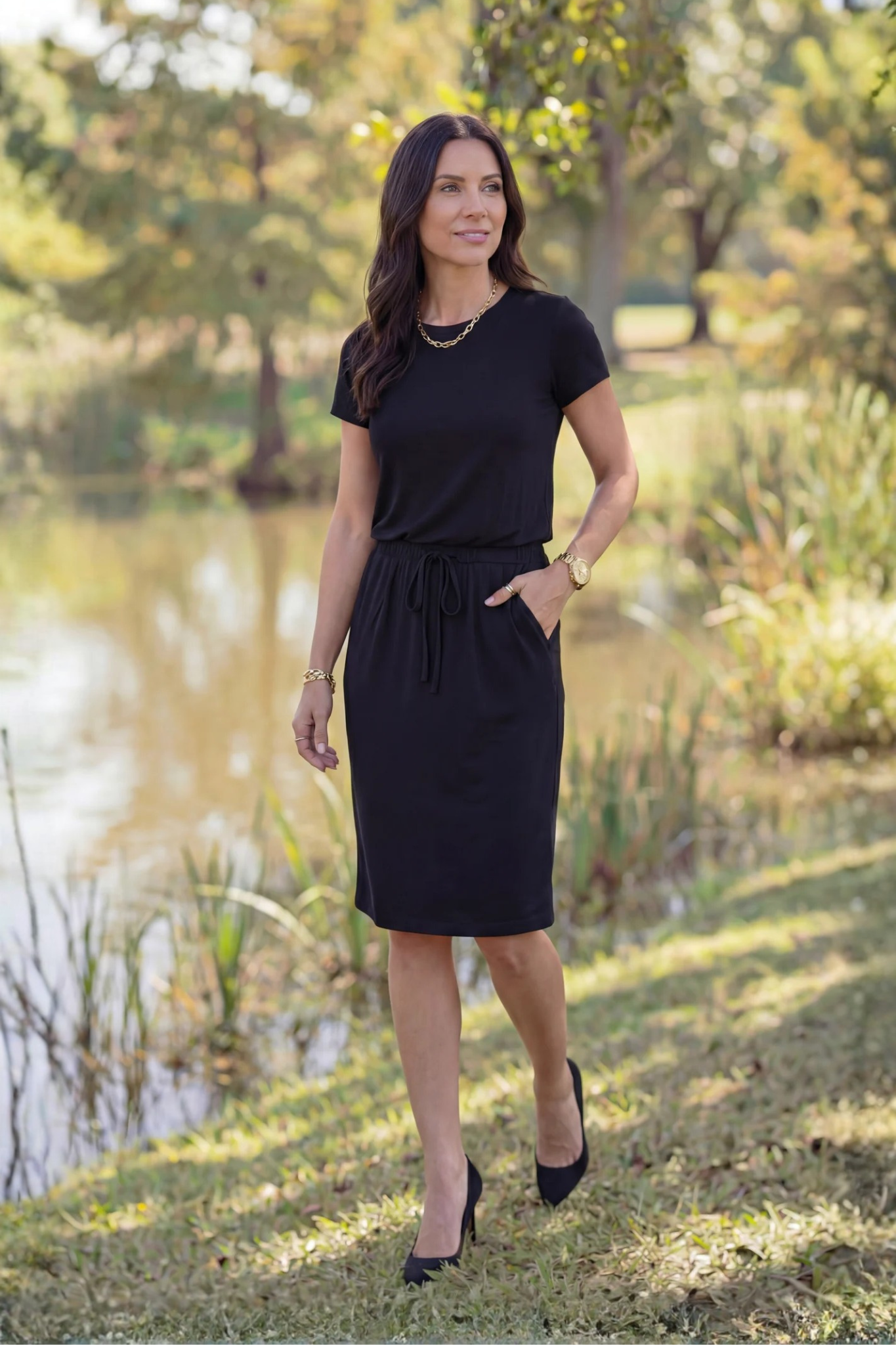 Brigitte Brianna Baseball Tee Dress