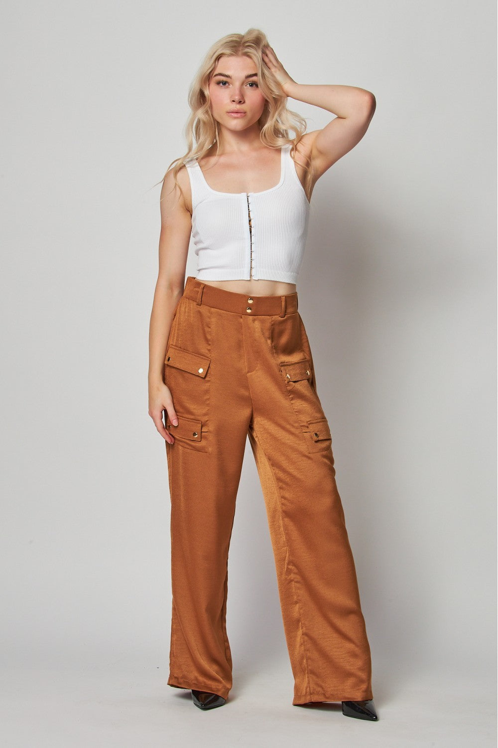 Selena Satin Pants